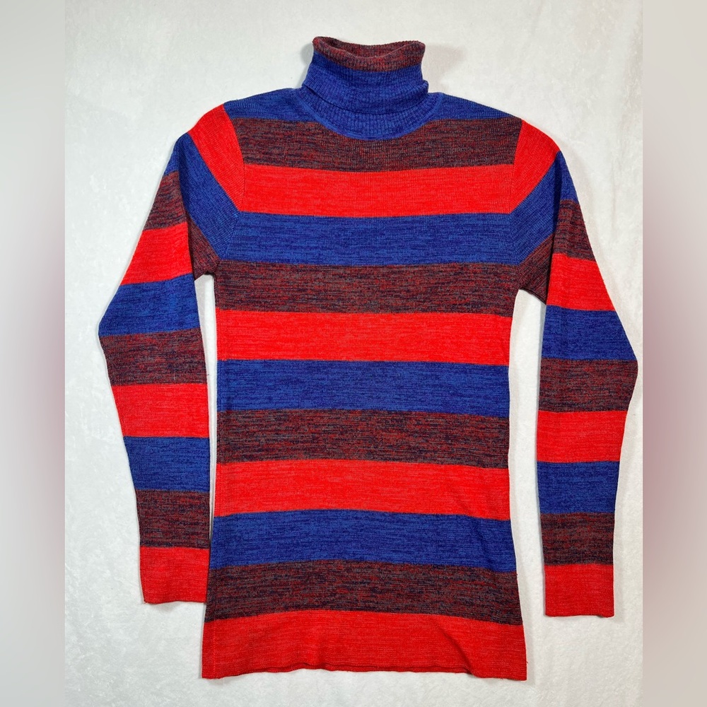 Vintage 70’s Striped Knit Turtleneck